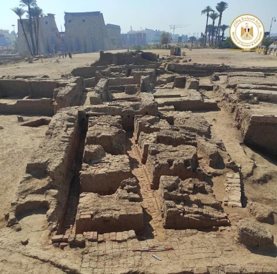 Residential Roman era city in Luxor, Egypt.