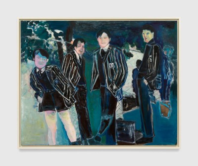 An image of the Marlene Dumas painting, The Schoolboys, 1986–87 ©Marlene Dumas