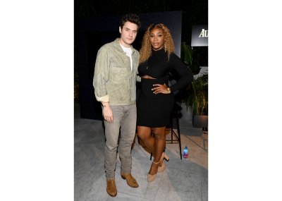 MIAMI, FLORIDA - NOVEMBER 30: John Mayer and Serena Williams attend Audemars Piguet Starwheel Launch Event at Art Basel 2022 on November 30, 2022 in Miami, Florida. (Photo by Dave Kotinsky/Getty Images for Audemars Piguet)