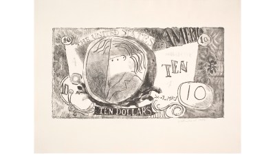 Roy Lichtenstein, Ten Dollar Bill (Ten Dollars), 1956