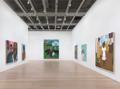 Installation view of “Henry Taylor: B Side,” Whitney Museum of American Art, New York, October 4, 2023–January 28, 2024