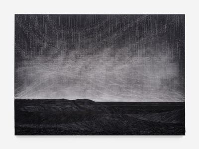 TERESITA FERNÁNDEZ

Dark Earth(Reservoir), 2023

solid charcoal and mixed media on aluminum panel

60 x 84 x 2.5 inches

152.4 x 213.4 x 6.35 cm

signed, titled & dated on verso

Courtesy the artist and Lehmann Maupin, New York, Hong Kong, Seoul, and London.